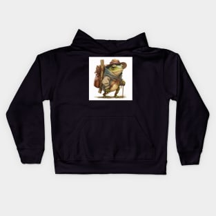 Adventurer Frog #10 Kids Hoodie